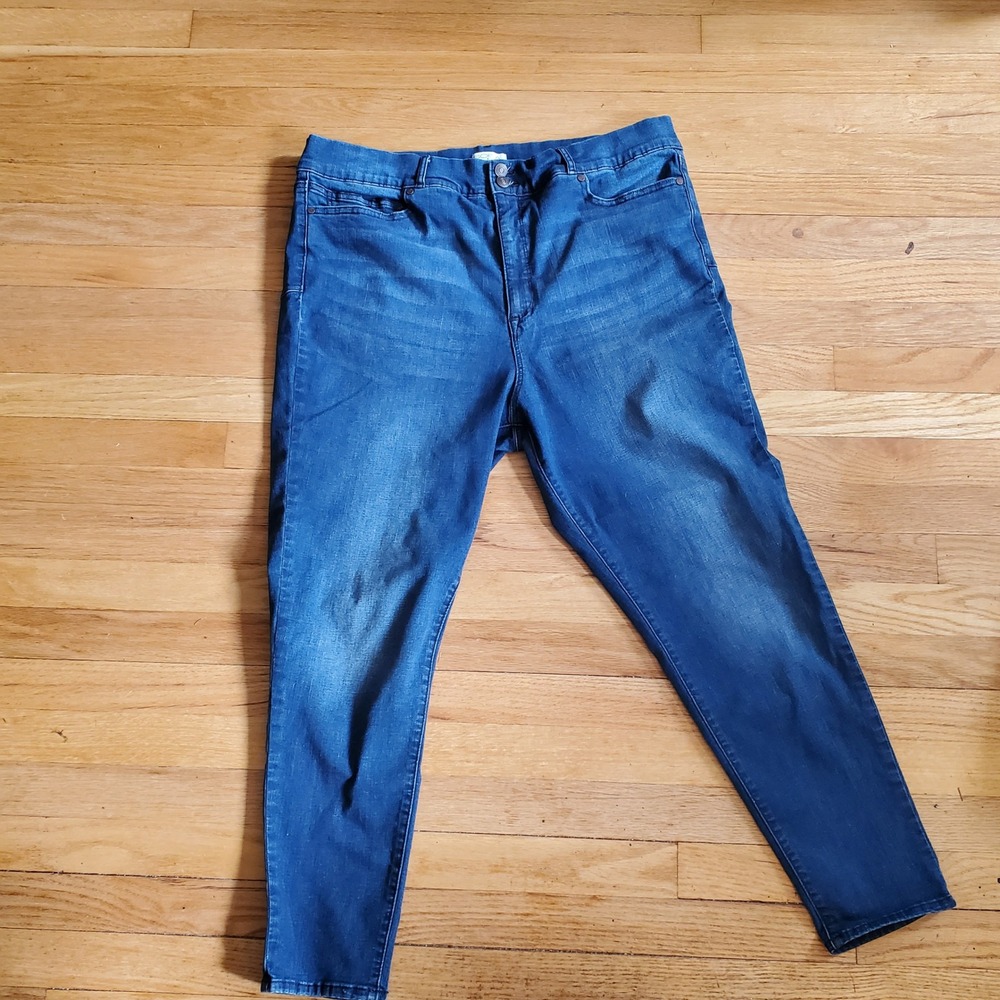 Sofia Jeans by Sofia Vergara Lift & Sculp Skinny Blue Denim Jeans Womens Size 20